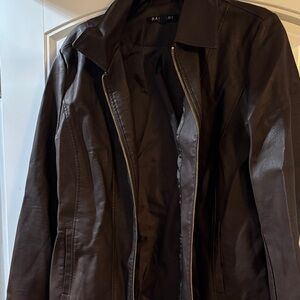 Baccini Women’s  Brown Leather Jacket